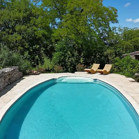 Valades - Avec Piscine Et Vue Dom wakacyjny Saint-Antonin-Noble-Val