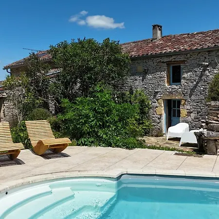 Dom wakacyjny Valades - Avec Piscine Et Vue Saint-Antonin-Noble-Val