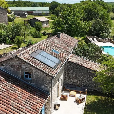 Valades - Avec Piscine Et Vue Saint-Antonin-Noble-Val