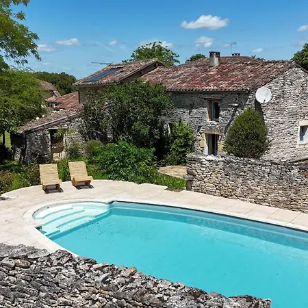 Valades - Avec Piscine Et Vue Dom wakacyjny Saint-Antonin-Noble-Val